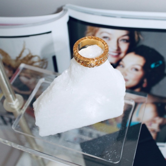 VERSACE Gold Chain Band Ring - Picture 3 of 8